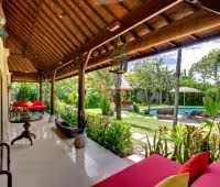 Villa Kakatua, Guest bedroom terrace