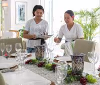 Villa Lulito, Table du dinner
