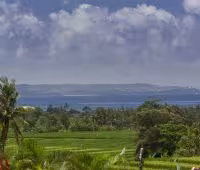 Villa Mandalay, Vue vers l'océan