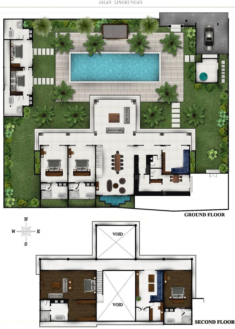 Villa Tjitrap Plan