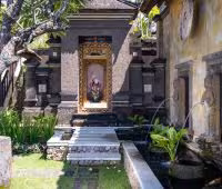 Villa Cemara, détail de jardin