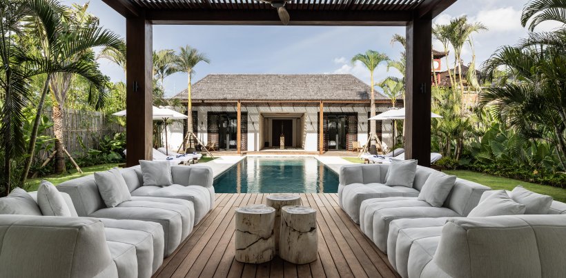 Villa Gendang, Vida al aire libre Sala